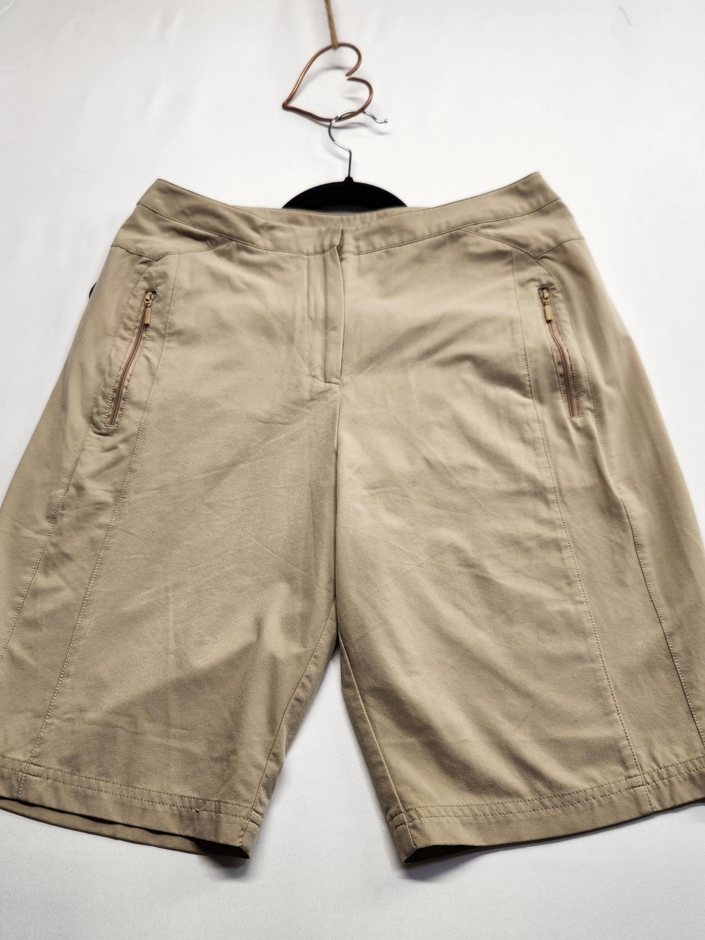 ⭐️Tail Tech Tan Khaki Bermuda Golf Shorts Comfort Stretch Athletic Outdoor